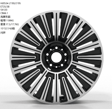 HJ251597-FORGED alloy wheel