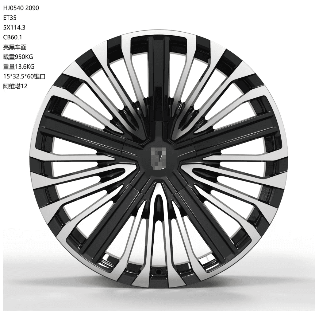 HJ0540-FORGED alloy wheel
